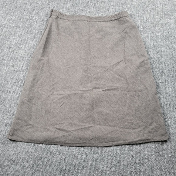 First Issue Womens Skirt 29 Waist Gray A-Line Knee Length Lined Business Career - Picture 1 of 7